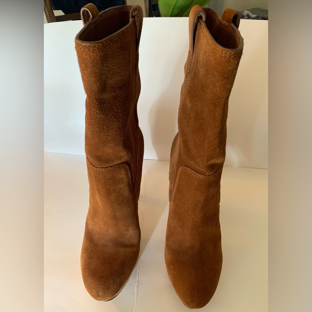 Michael Kors brown suede boots